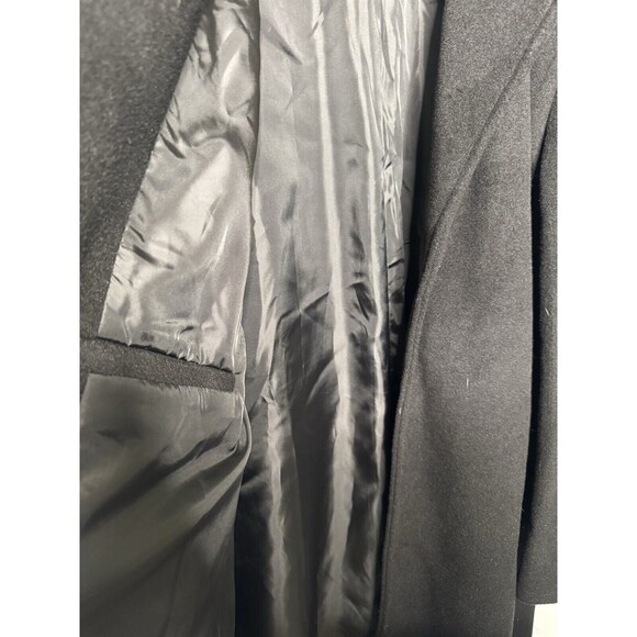 FASHION NOVA MEN’S Long Black Coat SIZE M - Picture 4 of 6